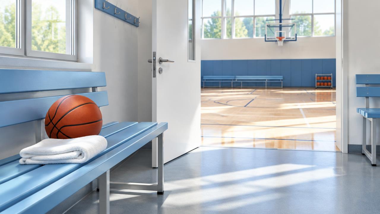 Entrada abierta a una pista de baloncesto: un entorno de buen trato